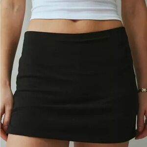 Urban Outfitters Out From Under Bec Mini Skort black size small